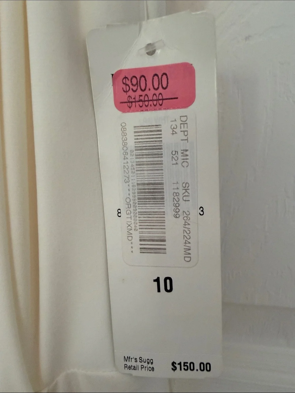 Ralph Lauren Ivory Draped Twist-Front Midi Dress NWT